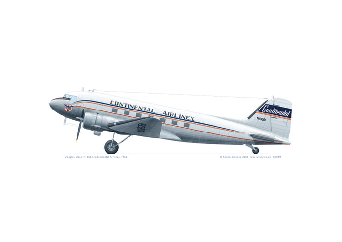Douglas DC-3 Continental Airlines