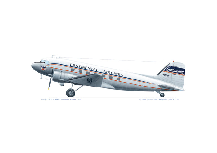 Douglas DC-3 Continental Airlines