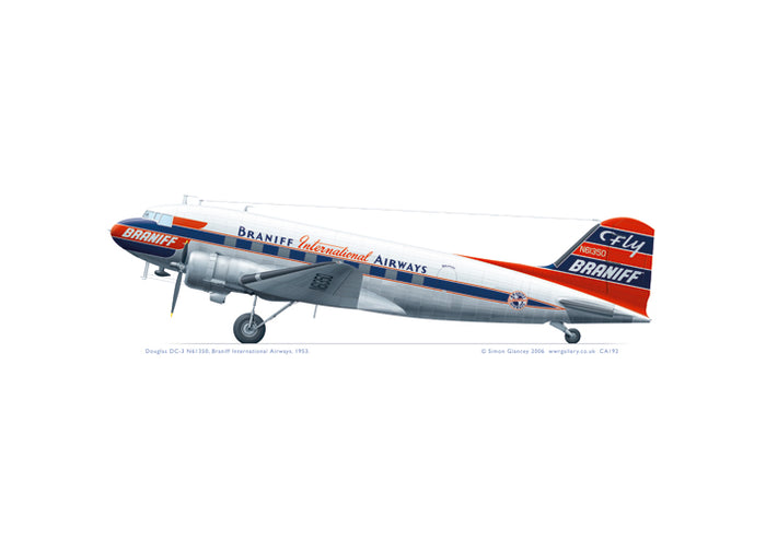 Douglas DC-3 Braniff International Airways