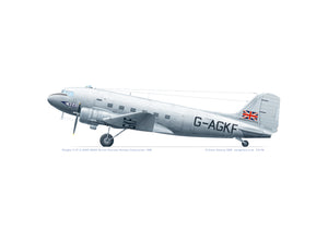Douglas C-47 BOAC G-AGKF