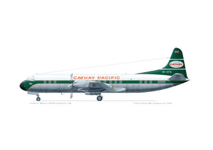 Lockheed L-188 Electra VR-HFN Cathay Pacific