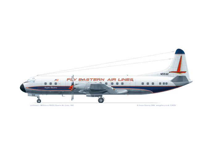 Lockheed L-188 Electra Eastern Air Lines 1963