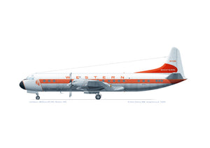 Lockheed L-188 Electra N7139C Western