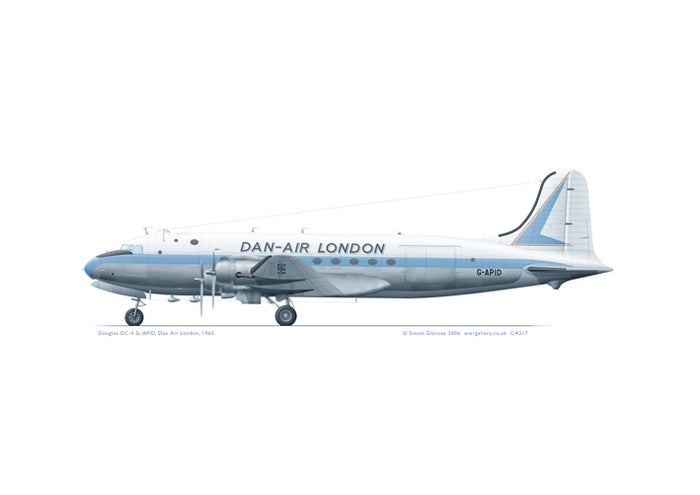 Douglas DC-4 Dan Air London