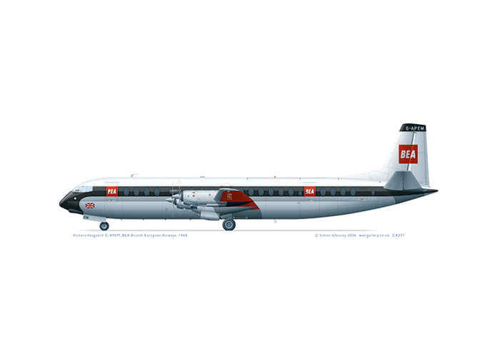 Vickers Vanguard BEA 1968