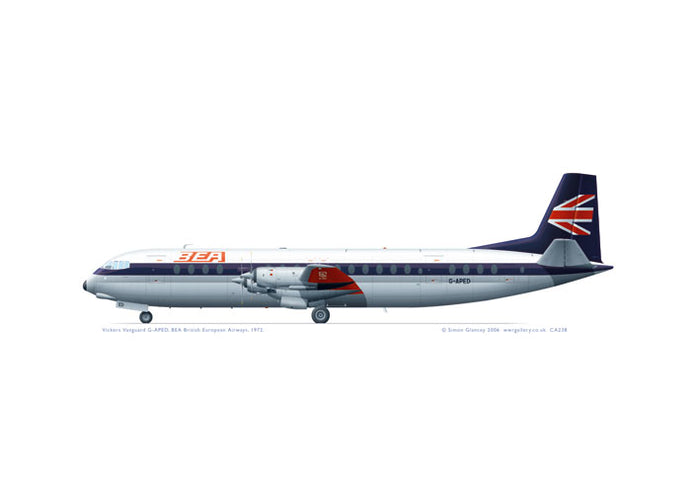 Vickers Vanguard BEA 1972