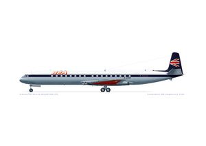 de Havilland DH.106 Comet 4B BEA G-APMF, 1970 'Flag Tail' livery