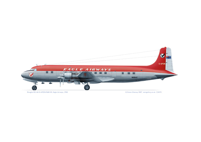 Douglas DC-6A Eagle Airways 1958
