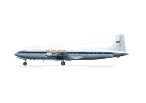 Douglas DC-6A British United G-ARXZ