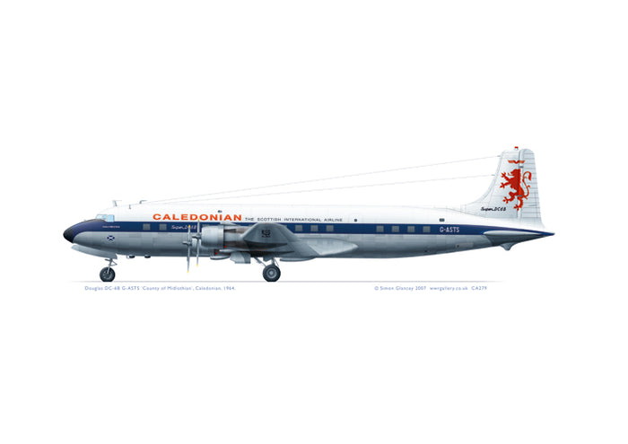 Douglas DC-6B Caledonian