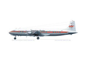Douglas DC-6B Canadian Pacific CF-CZR 'Empress of Auckland', 1961