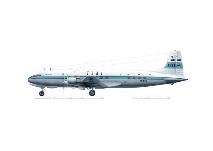 Douglas DC-6 TEAL Tasman Empire Airways Ltd