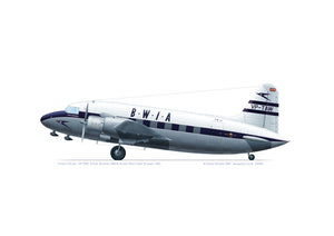 Vickers Viking 1 VP-TAW 'RMA Grenada' BWIA British West Indies Airways