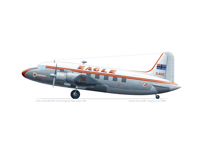 Vickers Viking 1B Eagle Airways 1954