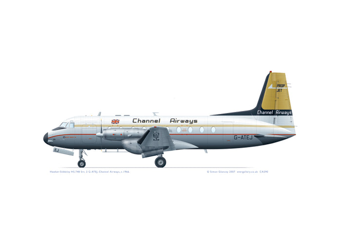 Hawker Siddeley HS.748 Srs 2 Channel Airways