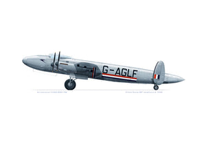 Avro Lancastrian BOAC 1946 G-AGLF