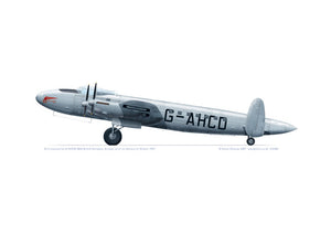 Avro Lancastrian G-AHCD BEA livery