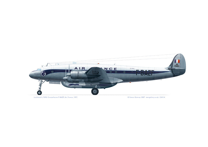 Lockheed L-749 Constellation Air France