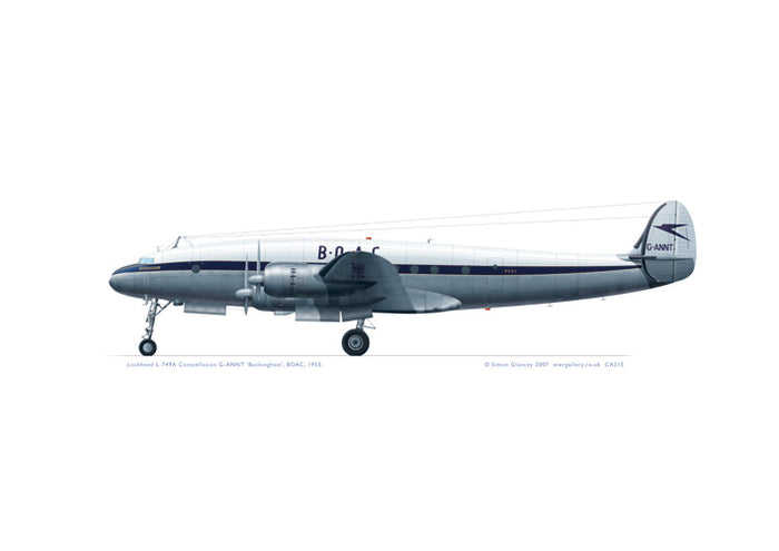 Lockheed L-749 Constellation BOAC 1953