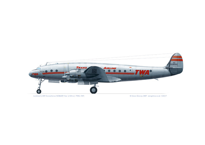 Lockheed L-049 Constellation TWA