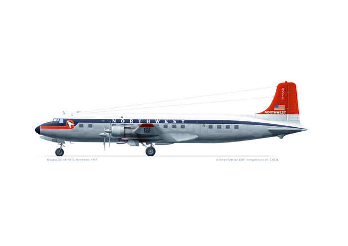 Douglas DC-6B Northwest