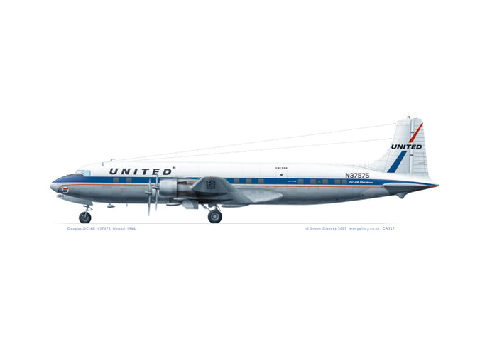 Douglas DC-6B United Airlines
