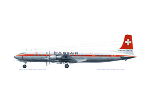 Douglas DC-7C Swissair HB-IPB 'Schwyz', 1959