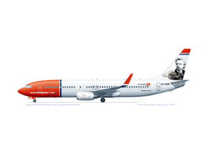 Boeing 737-800 Norwegian Air Shuttle LN-NOB