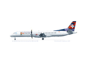Saab 2000 HB-IJZ Darwin Airline Euro 2008