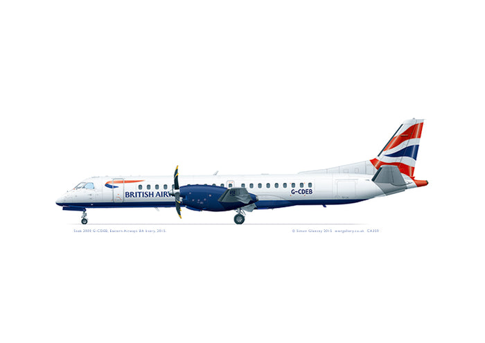 SAAB 2000 British Airways (Eastern Airways)