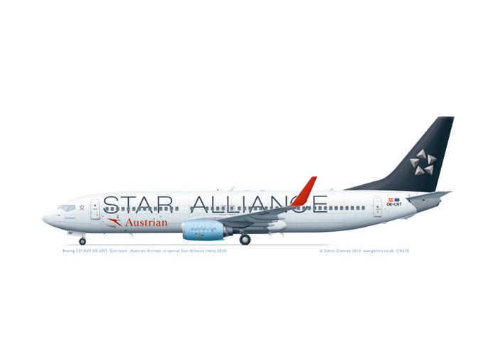 Boeing 737-800 Austrian Airlines OE-LNT