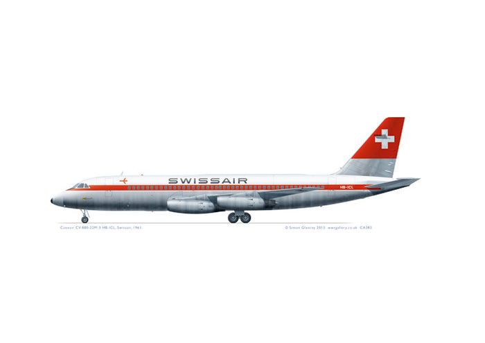 Convair 880 Swissair