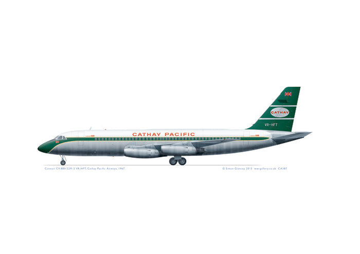 Convair 880 Cathay Pacific