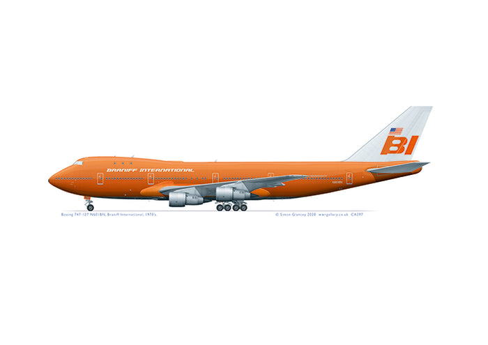 Boeing 747-100 N601BN Braniff