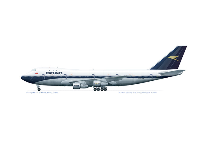 Boeing 747-100 BOAC