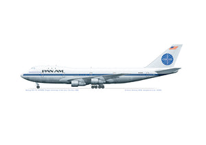 Boeing 747-100 N755PA Pan Am 1980