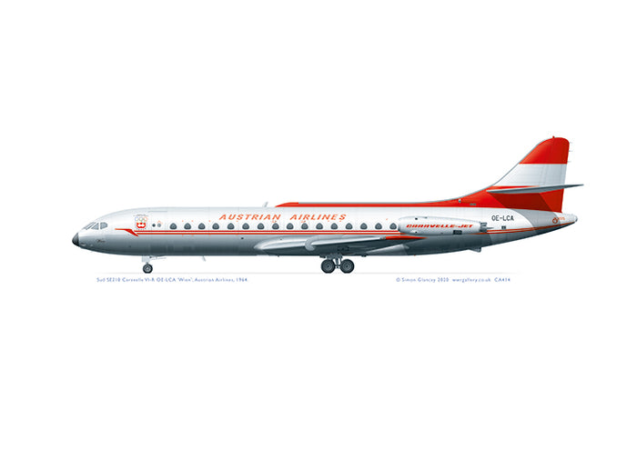 Sud Caravelle VI-R Austrian Airlines