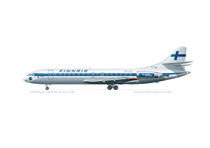 Sud Caravelle 10B3 Finnair 1980
