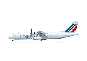 ATR72 F-GRPI CCM Compagnie Corse Méditerranée - Air France