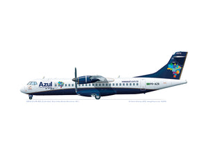 ATR72 PR-AZS Gralha Azul - Azul Linhas Aéreas Brasileiras