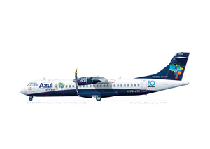 ATR72 PR-ATH Meu Coraçao é Azul - Azul Linhas Aéreas Brasileiras