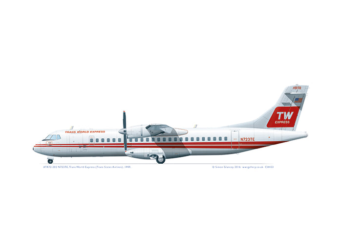 ATR72-202 N723TE Trans States Airlines (TWA Express c/s)
