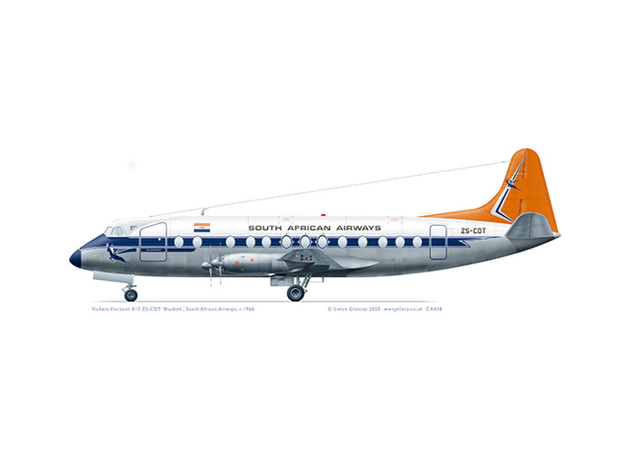Vickers Viscount 813 South African Airways
