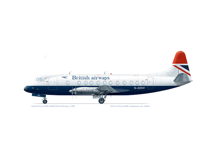 Vickers Viscount 802 British Airways