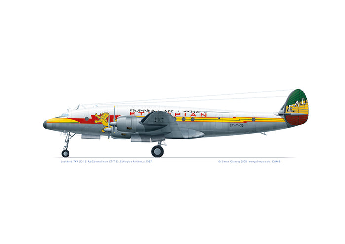 Lockheed L-749 (C-121A) Constellation Ethiopian Airlines
