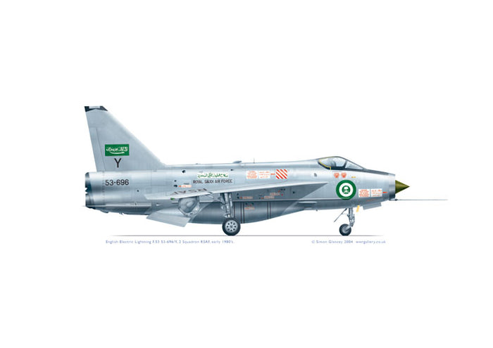 English Electric Lightning F.53 53-696 RSAF