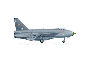 Lightning XS933 5 Squadron 1986