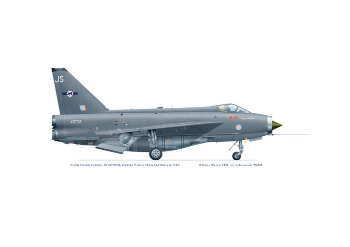 English Electric Lightning F.6 LTF 1987