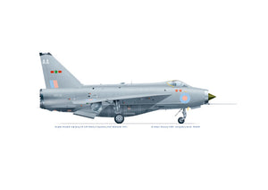 English Electric Lightning F.6 XR770 5 Squadron 1981