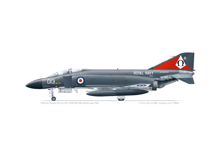 McDonnell Douglas Phantom FG.1 892 NAS 1969